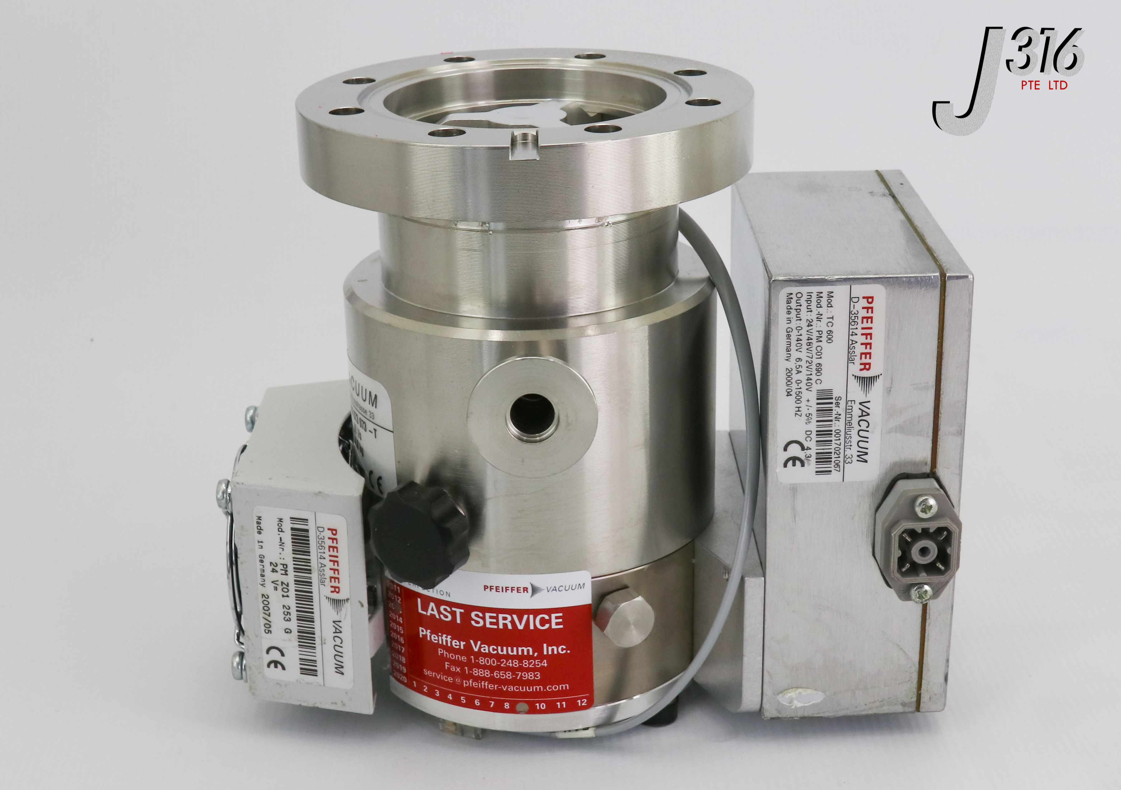 専用…2 22409 PFEIFFER TURBO MOLECULAR PUMP W/ CTLR TC 600 TMU 071-003 | eBay
